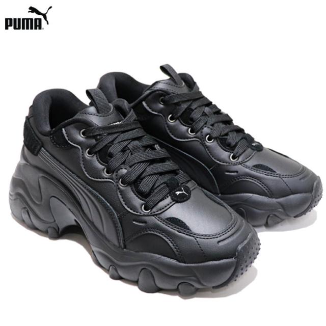 プーマ スニーカー レディース パルサー ウエッジ チャンキーソール 厚底 ブラック/ブラック Puma PULSAR WEDGE WINTERIZE