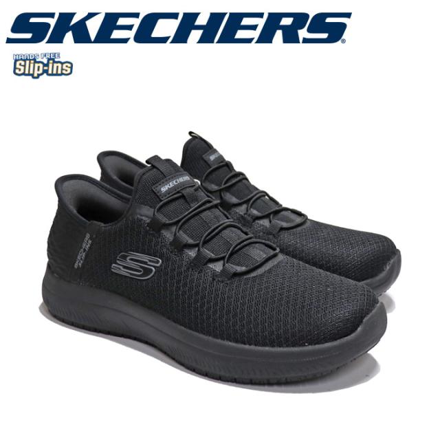 スケッチャーズ スリップインズ レディース スニーカー  Skechers Slip-ins SUMMITS SR-ENSLEE ブラック(BBK)