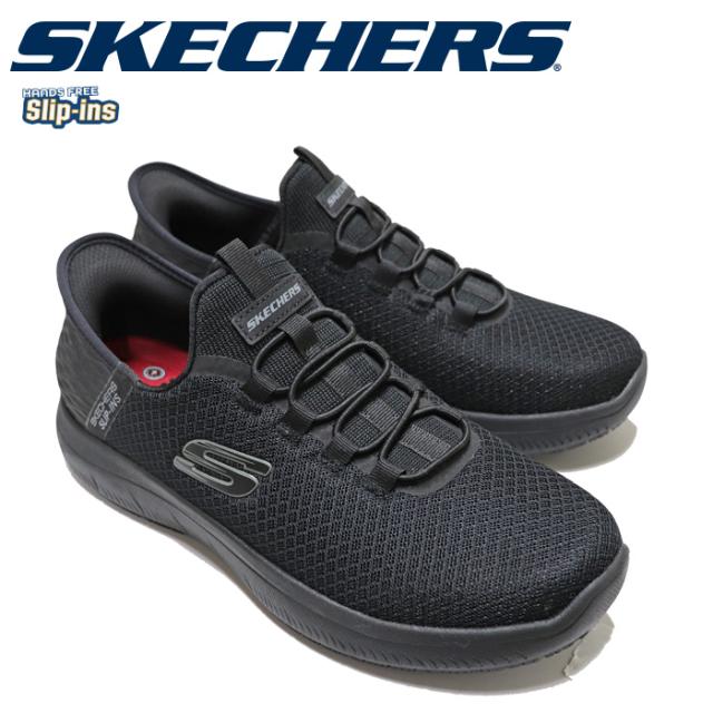 スケッチャーズ ワーク 防滑 感電防止 スリップインズ メンズ スニーカー サミッツ ワイド幅 SKECHERS Slip Ins SUMMITS SR COLSIN