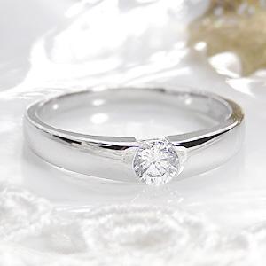 pt900 一粒ダイヤモンドリング【0.2ct】/【送料無料】【刻印無料】【代