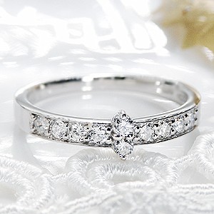 pt900 テン ダイヤモンド エタニティリング【0.3ct】/【送料無料