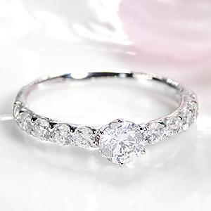 ☆pt950 豪華 ダイヤモンド リング【1.0ct】 /【中央宝石研究所ソーティング付】【送料無料】【刻印無料】プラチナ 一粒ダイヤ ダイアモンド ダイヤ 六本爪 6の通販は