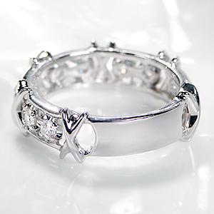 プラチナ900ダイヤモンドリング10号 リング ダイヤモンド プラチナ 1カラット 1.01ct 10石 結婚記念