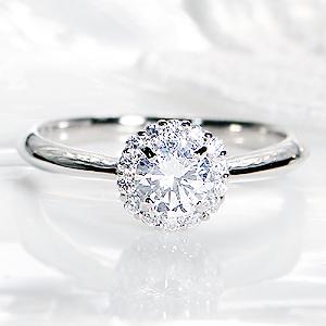 ☆pt950 大粒 ダイヤモンド リング☆トータル0.64ctの贅沢リング♪/【送料無料】【刻印無料】【代引手数料無料】【品質保証書】プラチナ 107,690円