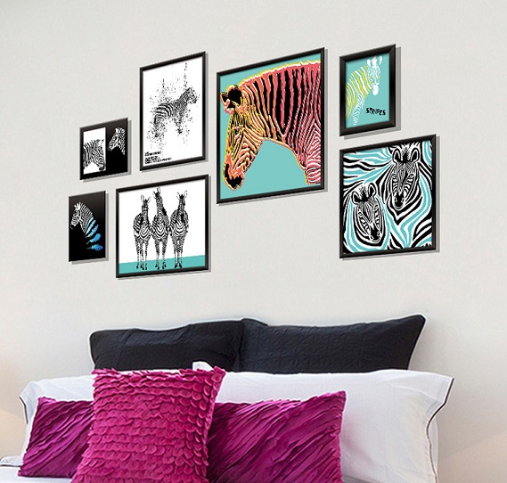 ウォールステッカー しまうま ストライプアート 壁飾り シール 写真枠 フォトフレーム 動物 ゼブラ柄 窓ガラス ソファ上 賃貸部屋可の通販はau Pay マーケット 41ウォールステッカー