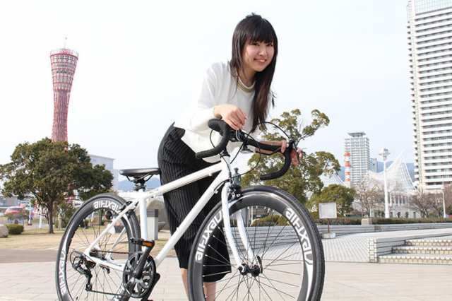 ロードバイク 自転車本体 700×28C 7段変速 アルミフレーム ネク