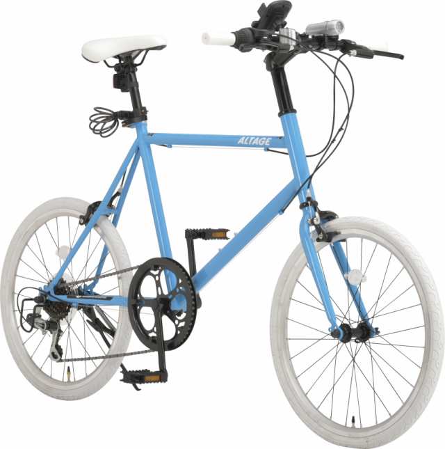 ミニベロ 自転車 本体 20インチ 7段変速 おしゃれ アルテージ ALTAGE AMV-001 小径車 クロスバイク カラータイヤ  女性や小柄な人におすすの通販はau PAY マーケット voldy au PAY マーケット店 au PAY マーケット－通販サイト