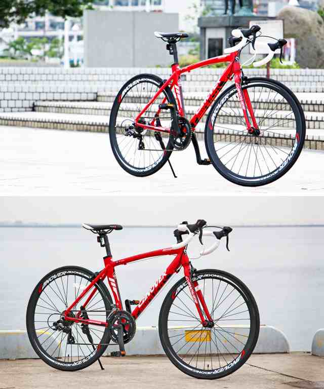 完成品】ロードバイク 自転車本体 700×23C 14段変速 アルミフレーム ...