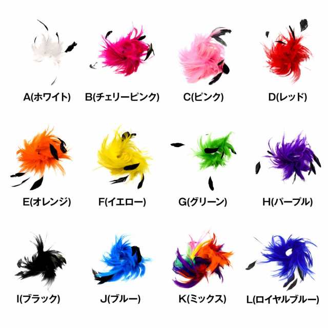 アクセサリー 羽 コサージュ 髪飾り ダンス 衣装 小物 社交 ベリーダンス フラダンス フラメンコ よさこい ピン クリップ T91223[新品]
