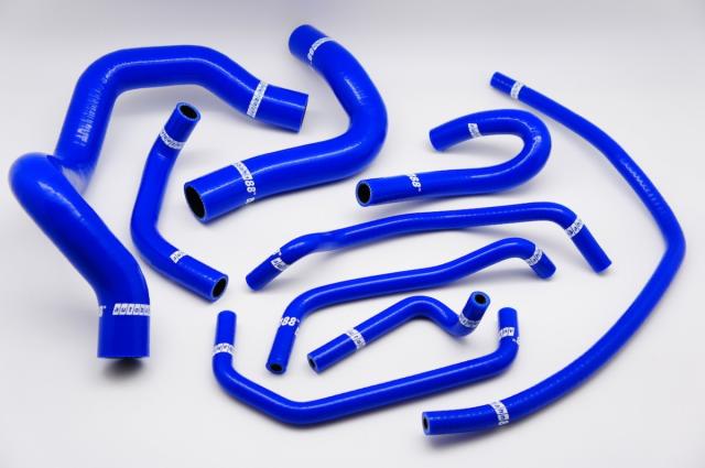 シリコンラジエーター＆ヒーターホース マツダ MX-5 ロードスター 2代目 NB系 98-05 NB6C/NB8C 型 青の通販は