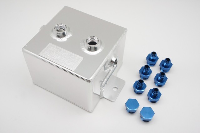 アルミ製 フューエルコレクタータンク 燃料ポンプ キット 2L 2