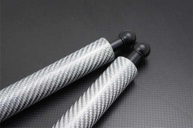 日産・マーチ March K11　CG10DE　ボンネットフード ダンパー  カーボン銀