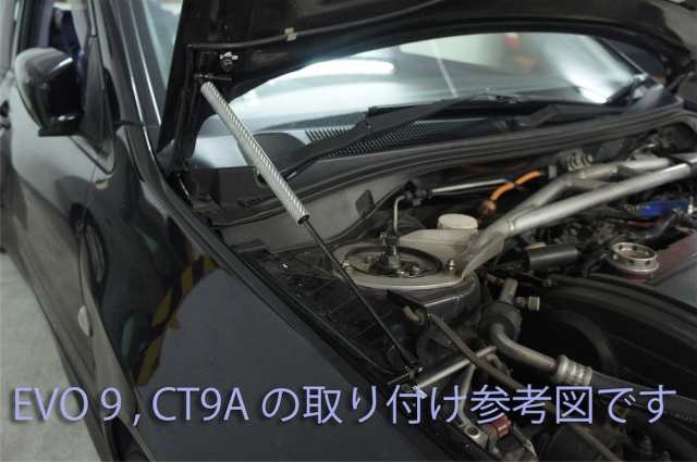 ボンネットダンパー フード トヨタ スープラ JZA80 2JZ-GTE カーボン銀