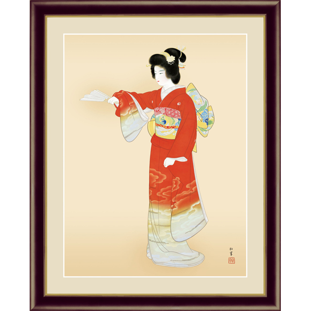 【真作】佐藤隆良 紙本肉筆 金彩墨彩 仏画 日本画 額装 アクリル板 CK43 真作】CK43 佐藤隆良 紙本肉筆 金彩墨彩 仏画 日本画 額装 作品