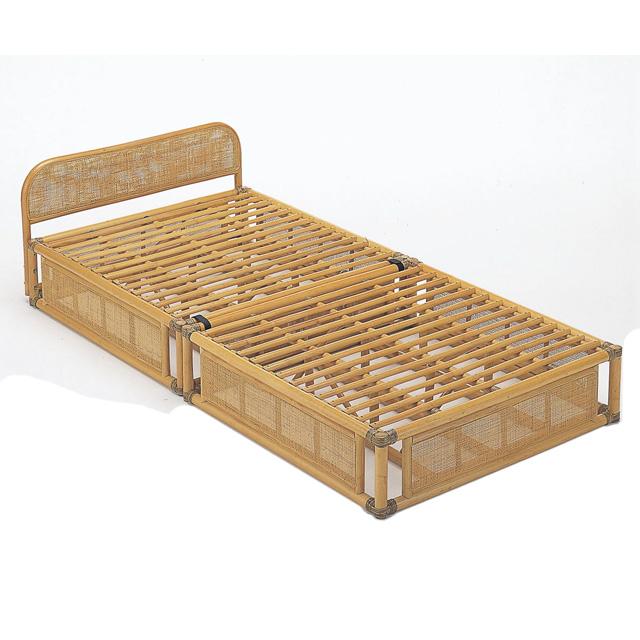 籐 すのこベッド Y-915 優れた通気性で、爽やかな寝心地 吸湿性 コンパクトに収納 【沖縄・離島除く】の通販は 42,306円