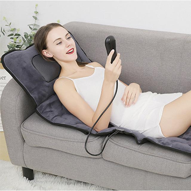 リモコンで簡単操作。首元と腰の部位にはヒーターが内蔵 リフレッシュ クッションシート 6T058　送料無料/離島除くの通販は