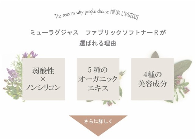 ミューラグジャス MIEUX LUXGEOUS BAG型ギフトボックス 柔軟剤白1本＋