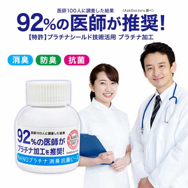 92％の医師が推奨！ 日本製 NANOプラチナ 置き型タイプ60ml 除菌 消臭 長時間抗菌 特許 プラチナ シールド技術 安心安全 優しい  送料無料の通販はau PAY マーケット - ファッションセンター