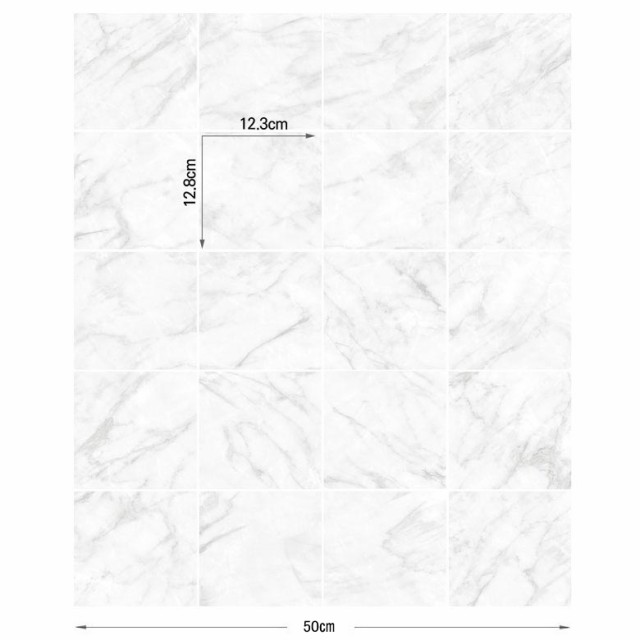 壁紙シール タイル模様 大理石模様 Hdc 438 防カビタイプ はがせる壁紙 シール のり のり付き 壁シール ウォールシートの通販はau Pay マーケット ゴールデンレシオ