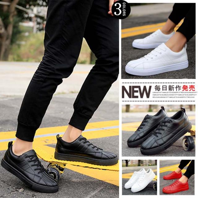 カジュアルシューズ ローカット メンズファッション デザイン コーデ レースアップ 旅行 学生 通学 シンプル 無地 スタイル 春 夏 新作の通販はau Pay マーケット プレッピー
