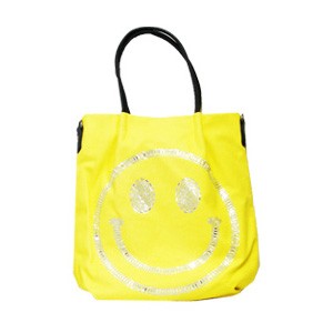 2way ショルダー トートバック レディース スマイル ストーン ショルダーバッグ キャンバス A4 a4 ばっぐ 斜めがけ きらきら smile  bag ｜au PAY マーケット