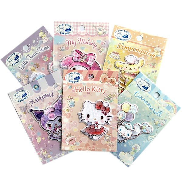 ワッペン ハローキティ マイメロ ポムポムプリン シナモロール