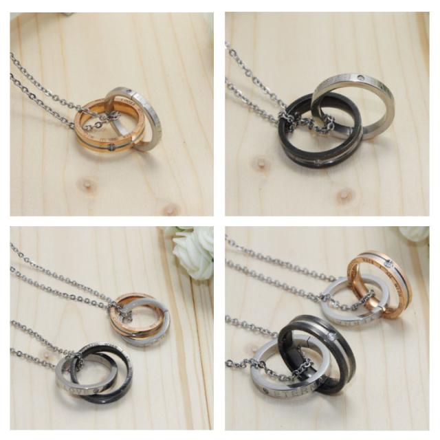 ペアネックレス カップル 人気 2個 セット シルバー 925 18K コート ペアネックレス 2個 セット シルバー 925 18K コート シンプル