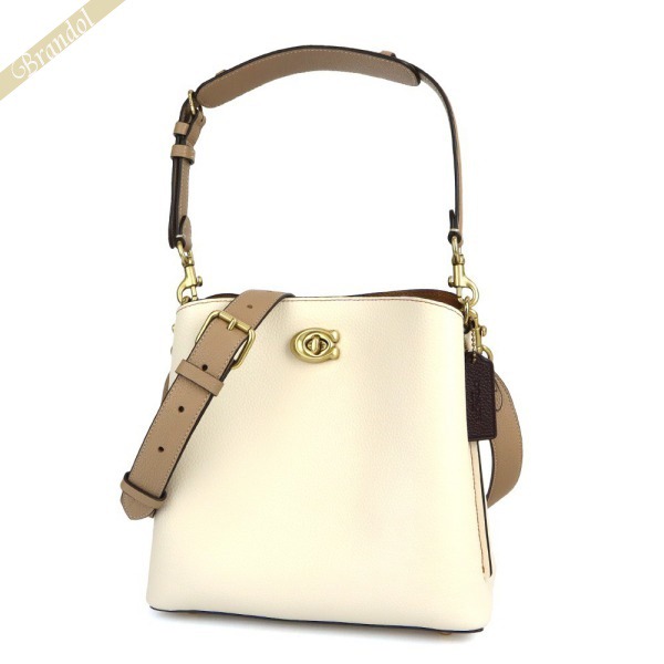コーチ COACH レディース ショルダーバッグ レザー ウィロウ 2way 縦型 ミニトート ホワイト系 C3766 B4CAHの通販は