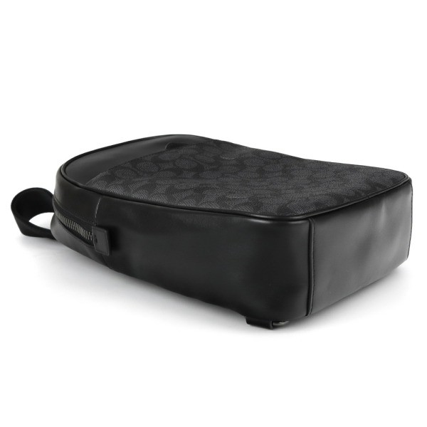 コーチ COACH メンズ ボディバッグ シグネチャー 縦型 ブラック