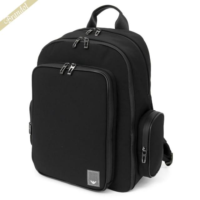 エンポリオアルマーニ EMPORIO ARMANI メンズ リュックサック Essential ナイロン バックパック ブラック EM000087 AF10430 UC001の通販は