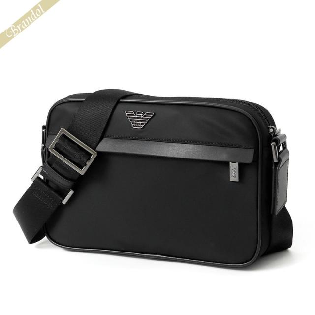 エンポリオアルマーニ EMPORIO ARMANI メンズ ショルダーバッグ ナイロン クロスボディ ブラック Y4M390 Y217J 80001