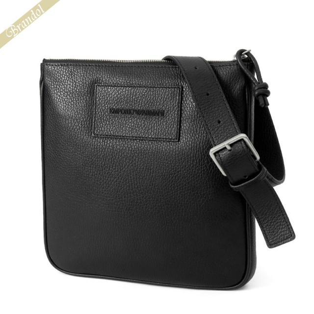 エンポリオアルマーニ EMPORIO ARMANI メンズ ショルダーバッグ レザー 縦型 ブラック Y4M252 Y068E 80001の通販は