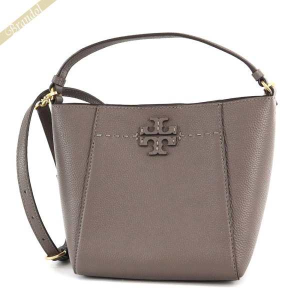 トリーバーチ TORY BURCH レディース ショルダーバッグ マックグロー バケットバッグ グレージュ 74956 963