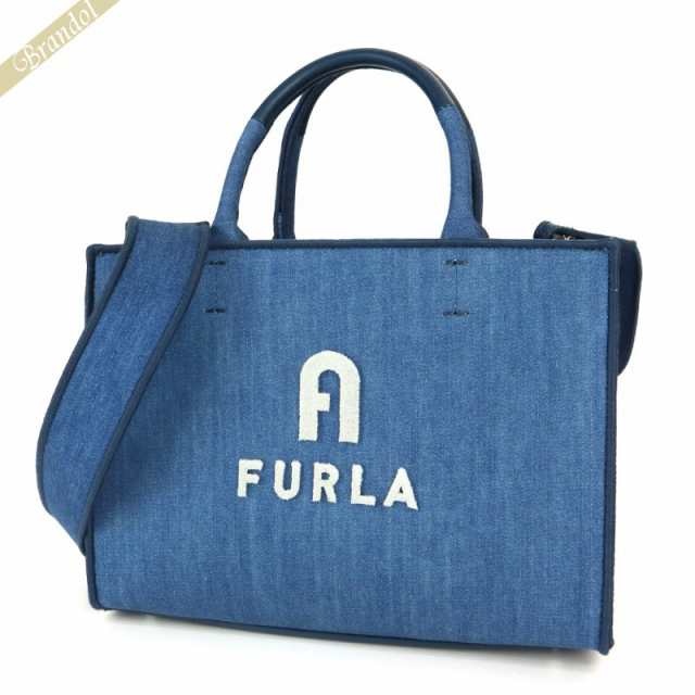 【美品】 FURLA/フルラ マーレット トートバッグ ショルダーバッグ