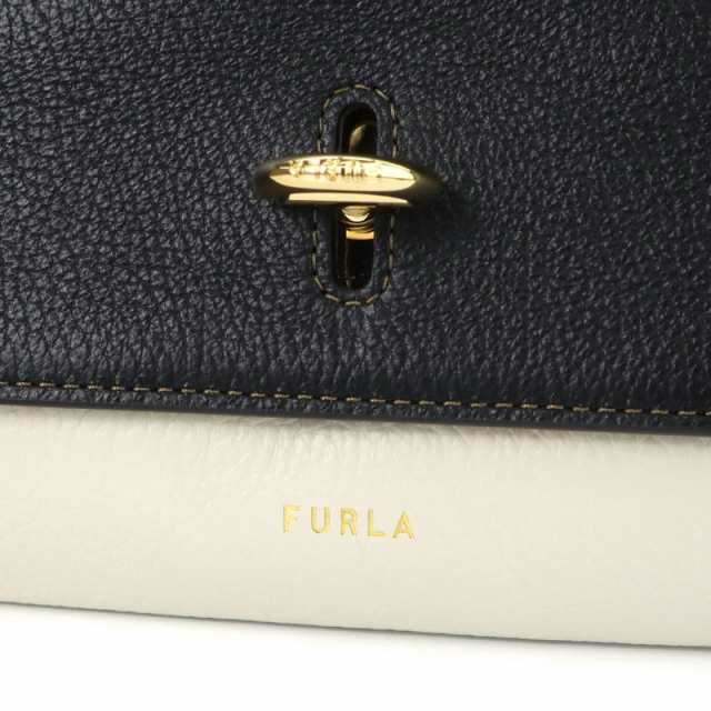 フルラ FURLA レディース ショルダーバッグ NET バイカラー ポシェット ブラック×ベージュアイボリー WE00490 HSC000  2261S 【2023年秋｜au PAY マーケット