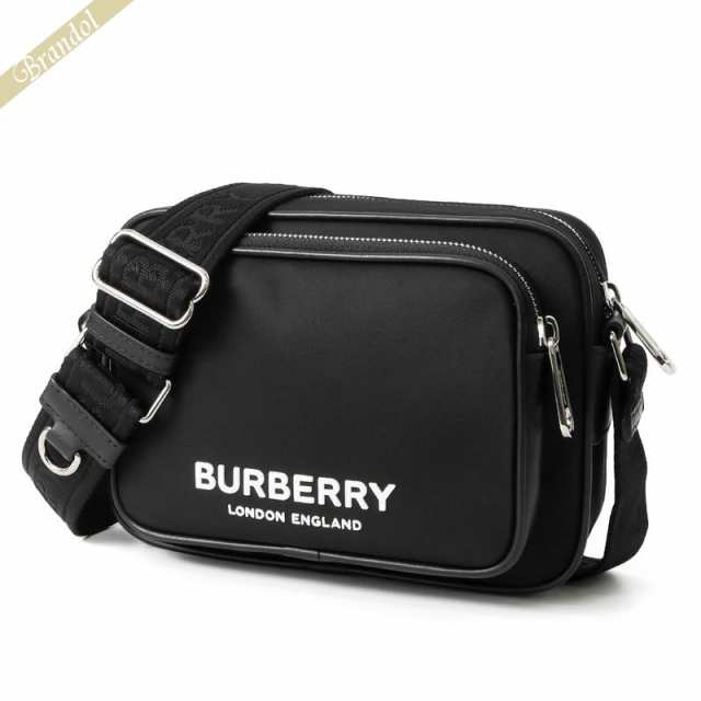 バーバリー BURBERRY メンズ ショルダーバッグ ロゴ カメラバッグ ブラック 8049094