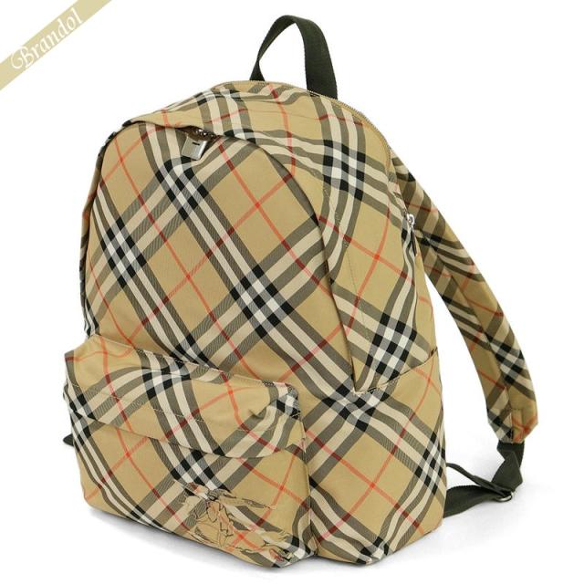 バーバリー BURBERRY レディース・メンズ リュックサック チェック柄 バックパック ベージュ 8091312の通販は