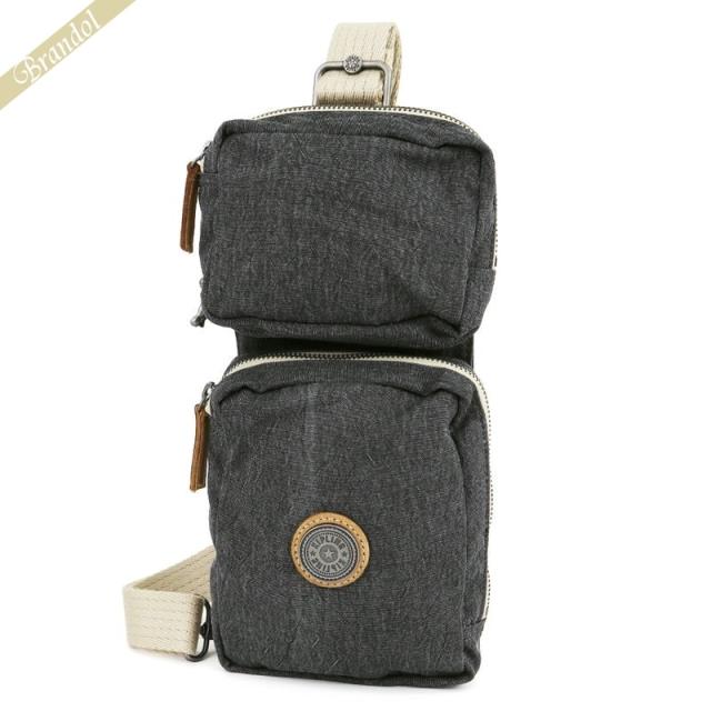 キプリング Kipling メンズ ボディバッグ OVANDO オヴァンド 縦型 ダークグレー KI351323Vの通販は