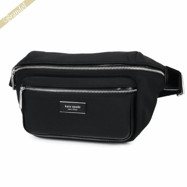 ケイトスペード kate spade レディース ボディバッグ サム アイコン KSNYL ミディアム ベルトバッグ ブラック KB134 001の通販は