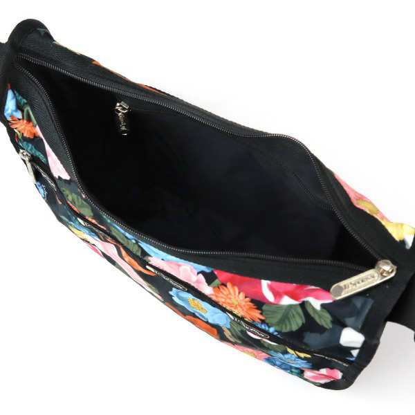 レスポートサック LeSportsac レディース ショルダーバッグ CLASSIC HOBO クラシックホーボー 花柄 ブラック系マルチカラー  7520 F464｜au PAY マーケット