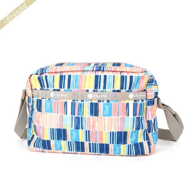 レスポートサック LeSportsac レディース ショルダーバッグ MINI CROSSBODY ペイント風タイル柄 ピンク×ブルー系マルチカラー 2434 F978 5,793円