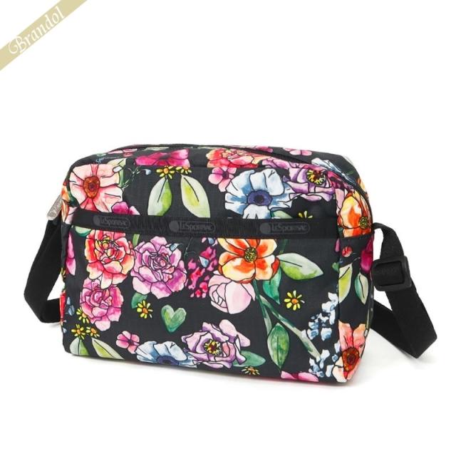 レスポートサック LeSportsac レディース ショルダーバッグ MINI CROSSBODY 花柄 ブラック系 2434 F655の通販は