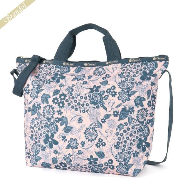 レスポートサック LeSportsac レディース トートバッグ DELUXE EASY CARRY TOTE 2wayショルダーバッグ ボタニカル柄 ピンク×ブルー 4360 E483の通販は 8,800円