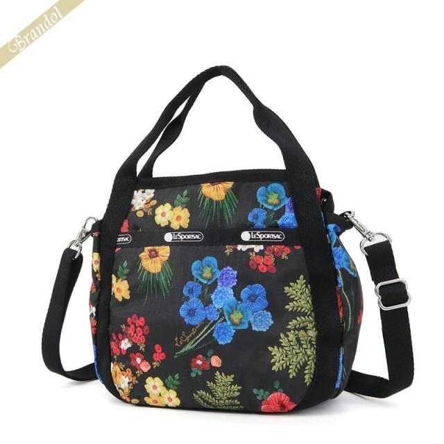 レスポートサック LeSportsac レディース ショルダーバッグ SMALL JENNI 2way ミニトートバッグ 花柄 ブラック系マルチカラー 8056 E477の通販は 8,134円
