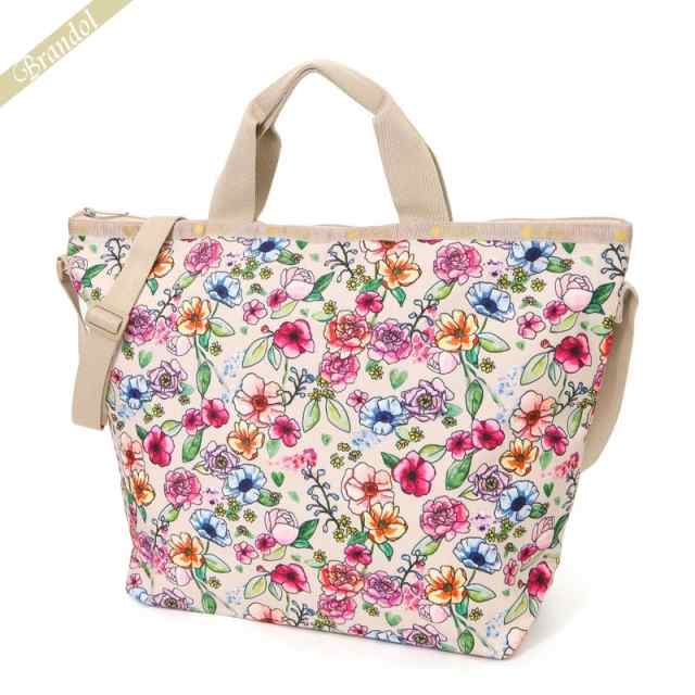 レスポートサック LeSportsac レディース トートバッグ DELUXE EASY CARRY TOTE 2wayショルダーバッグ 花柄 ピンクベージュ 4360 F654の通販は 7,216円