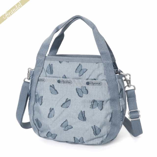 レスポートサック LeSportsac レディース ショルダーバッグ SMALL JENNI2way ミニトートバッグ バタフライ柄 ブルー系 8056 F566