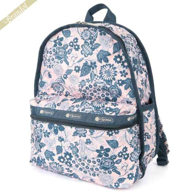 レスポートサック LeSportsac レディース リュックサック BASIC BACKPACK ボタニカル柄 ピンク×ブルー 7812 E483