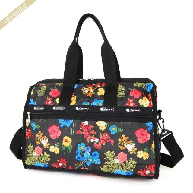 レスポートサック LeSportsac レディース ボストンバッグ DELUXE MED WEEKENDER 2way 旅行バッグ 花柄 ブラック系マルチカラー 4318 E477 16,800円
