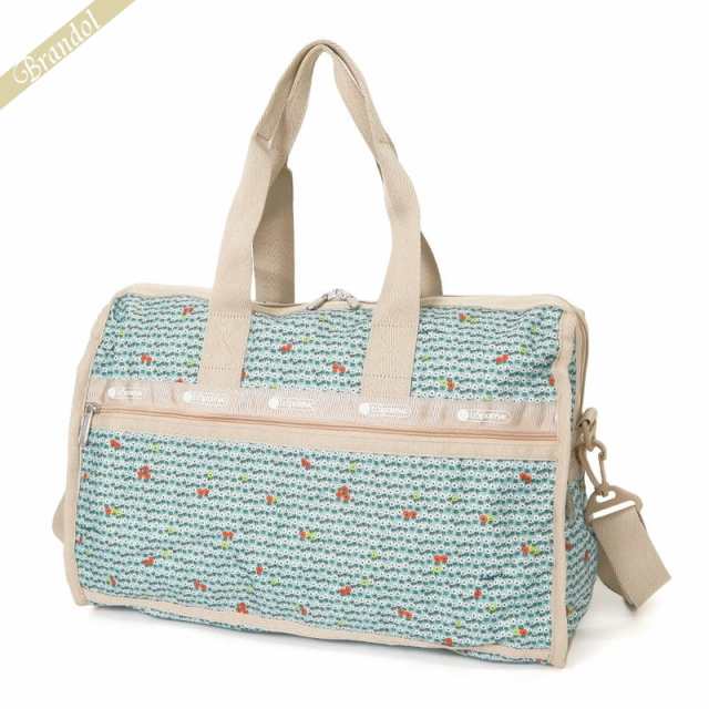 レスポートサック LeSportsac レディース ボストンバッグ DELUXE MED WEEKENDER 2way ショルダーバッグ 花柄 ライトブルー系 4318 F734