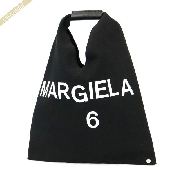 メゾンマルジェラ MM6 Maison Margiela レディース トートバッグ ジャパニーズ ロゴ ブラック S54WD0043 P4537 H9096